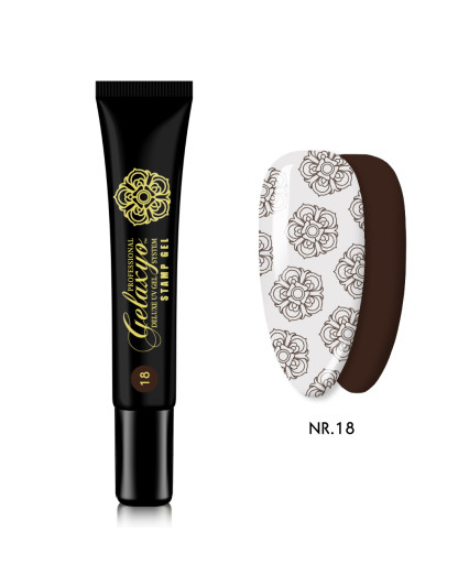 GELAXYO STAMP GEL 18 BROWN