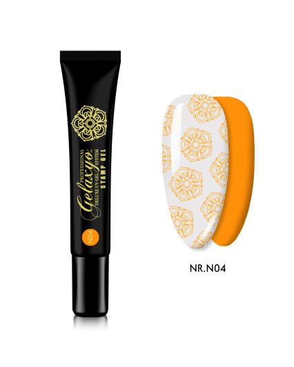 GELAXYO STAMP GEL N04 ORANGE NEON
