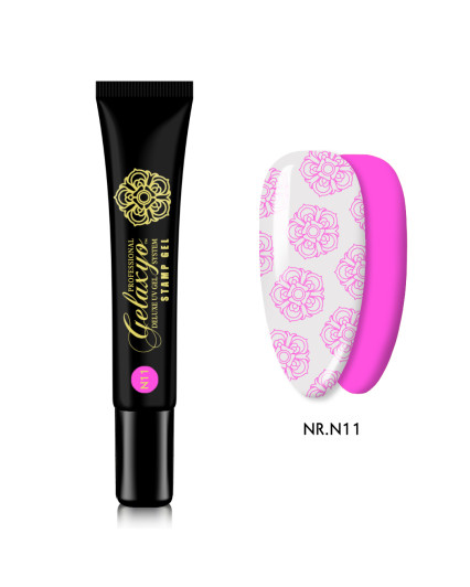 GELAXYO STAMP GEL N11 PINK NEON