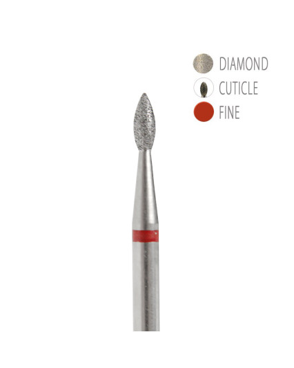 BIT DIAMANTAT - PICĂTURĂ ROȘU 1,8X3,3MM