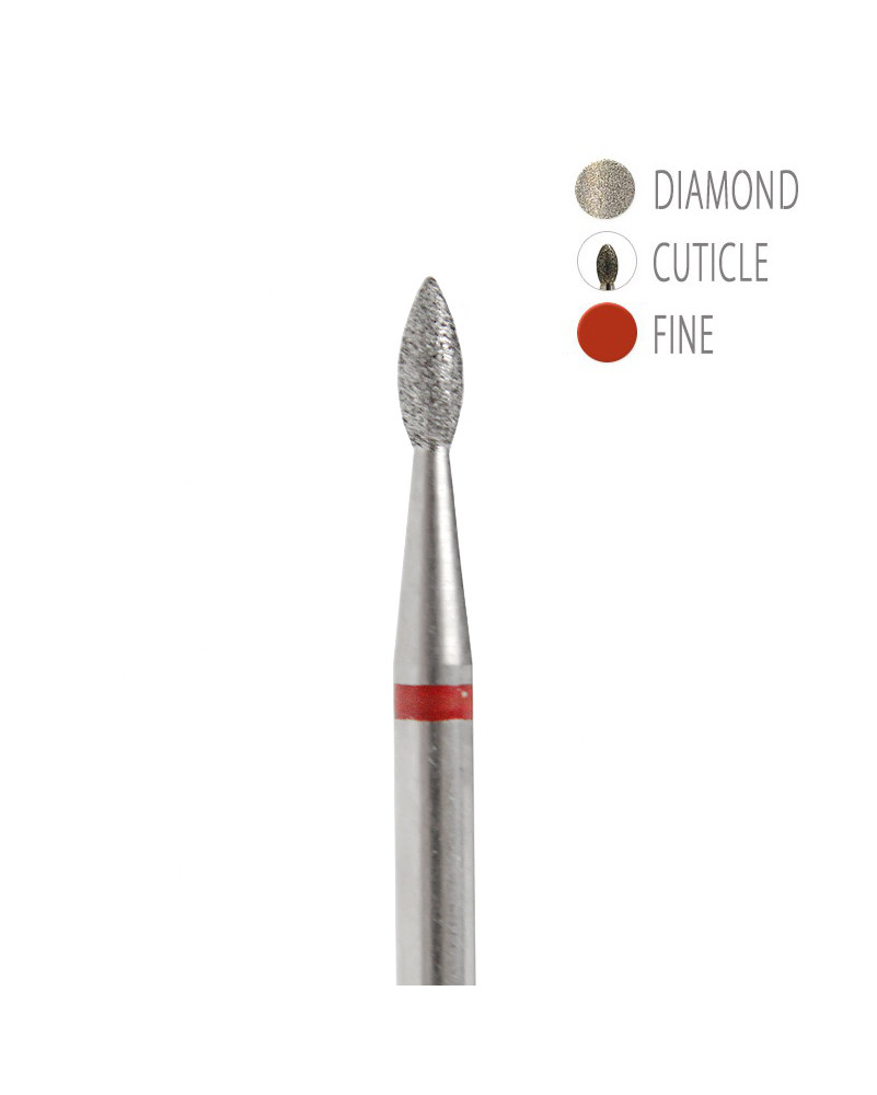 BIT DIAMANTAT - PICĂTURĂ ROȘU 1,8X3,3MM