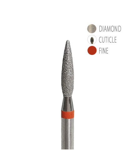 BIT DIAMANTAT - FLACĂRĂ ROȘU 2,1X9MM