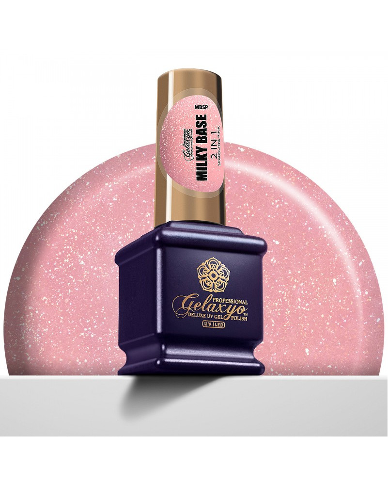 GELAXYO MILKY SPARKLING PINK 2IN1 15ML