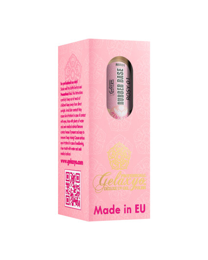 GELAXYO RUBBER BASE ROSY 01 - HEMA FREE 15ml