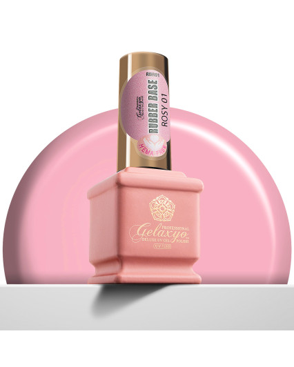 GELAXYO RUBBER BASE ROSY 01 - HEMA FREE 15ml