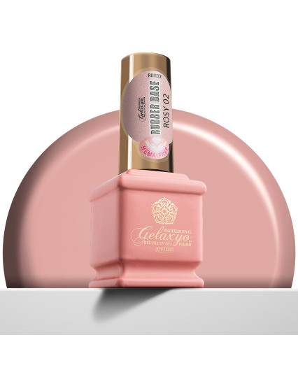 GELAXYO RUBBER BASE ROSY 02 - HEMA FREE 15ml