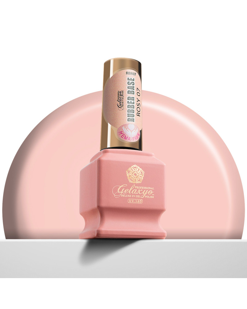 GELAXYO RUBBER BASE ROSY 07 - HEMA FREE 7ml