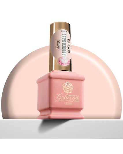 GELAXYO RUBBER BASE ROSY 08 - HEMA FREE 15ml