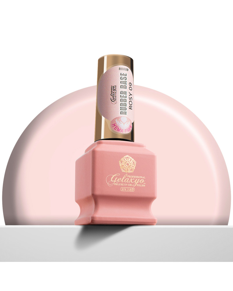GELAXYO RUBBER BASE ROSY 09 - HEMA FREE 7ml