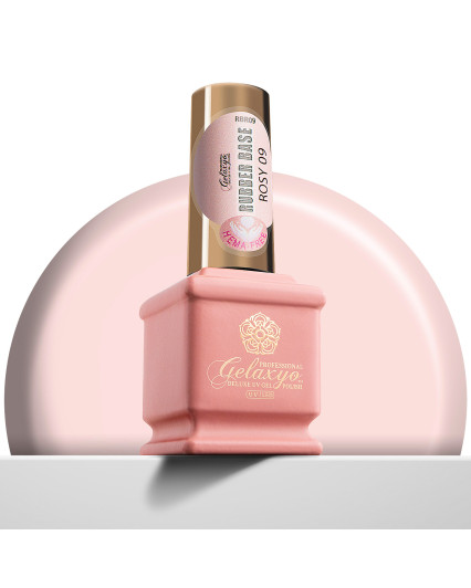 GELAXYO RUBBER BASE ROSY 09 - HEMA FREE 15ml