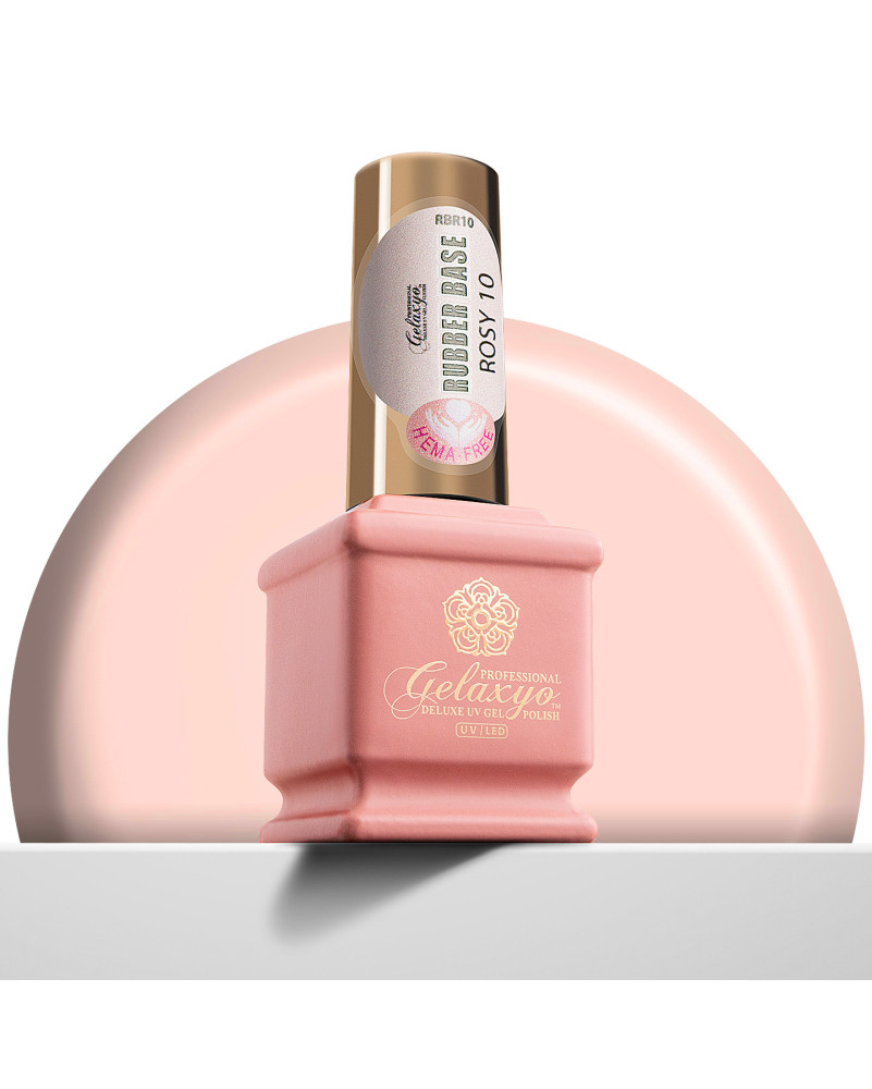 GELAXYO RUBBER BASE ROSY 10 - HEMA FREE 15ml