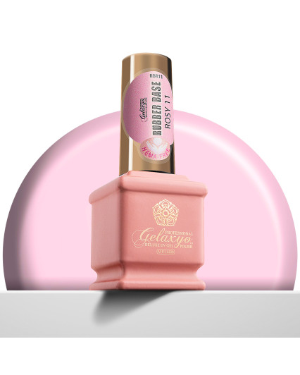 GELAXYO RUBBER BASE ROSY 11 - HEMA FREE 15ml