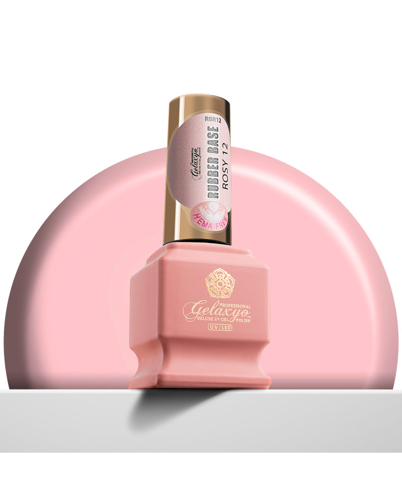 GELAXYO RUBBER BASE ROSY 12 - HEMA FREE 7ml