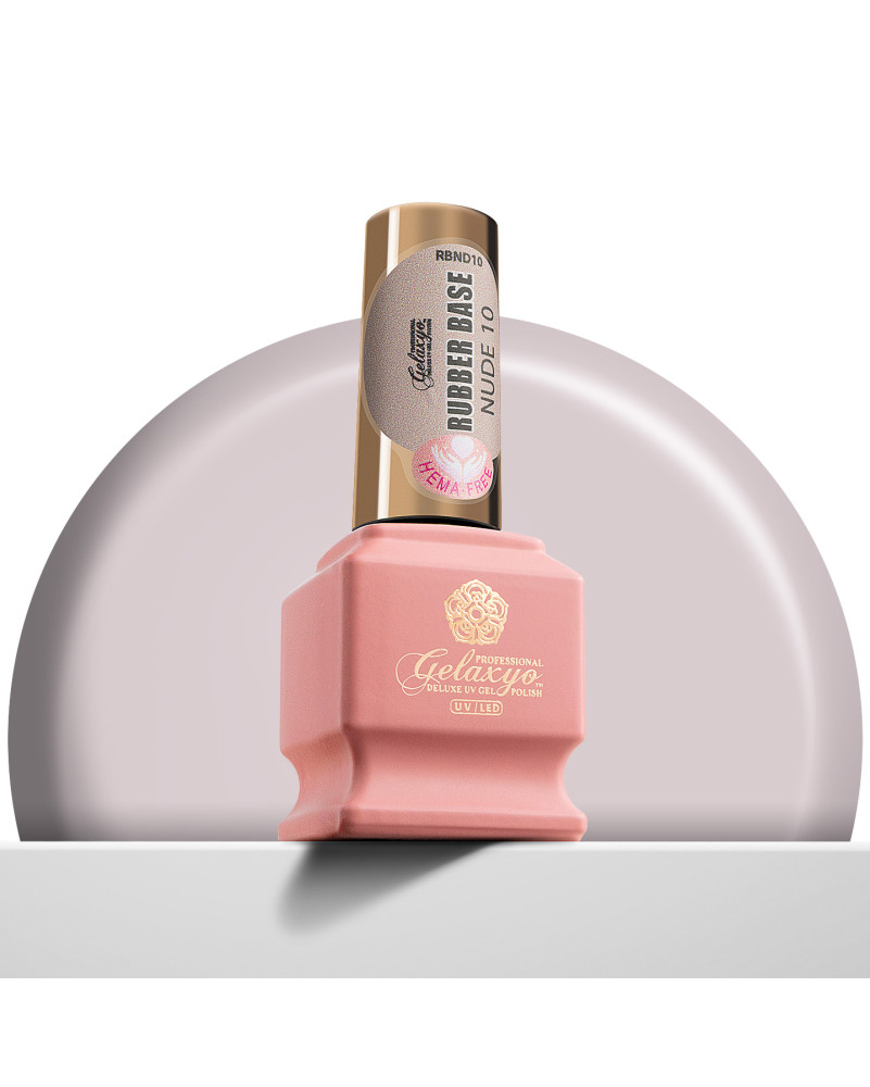 GELAXYO RUBBER BASE NUDE 10 - HEMA FREE 7ml