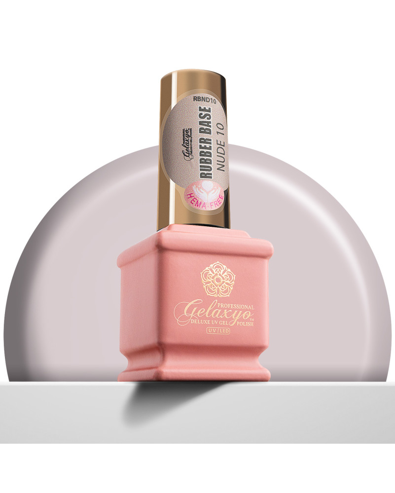 GELAXYO RUBBER BASE NUDE 10 - HEMA FREE 15ml