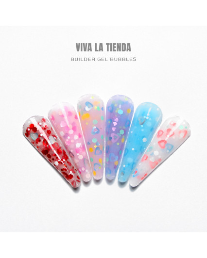 VIVA LA TIENDA BUILDER GEL BUBBLES 01 - CLEAR - 15ml