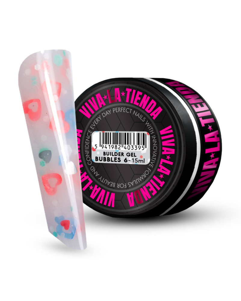 VIVA LA TIENDA BUILDER GEL BUBBLES 06 - WHITE - 15ml