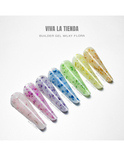 VIVA LA TIENDA MILKY FLORA 01 - 15ml - BUILDER GEL