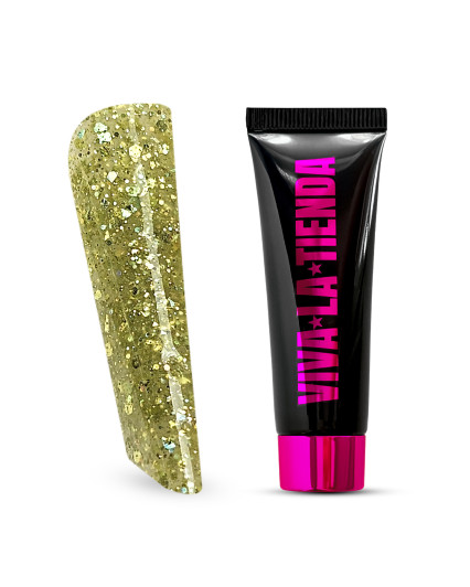 VIVA LA TIENDA POLYGEL CRYSTAL 14 - LEMON STARDUST - 15ml