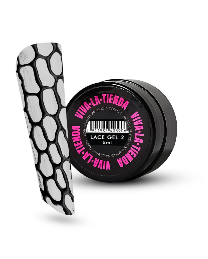 VIVA LA TIENDA LACE GEL 02 BLACK - 5ml